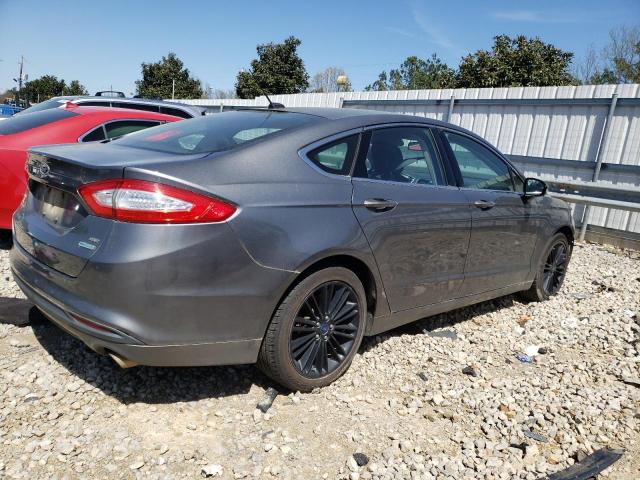 3FA6P0HD6ER373070 - 2014 FORD FUSION SE GRAY photo 3