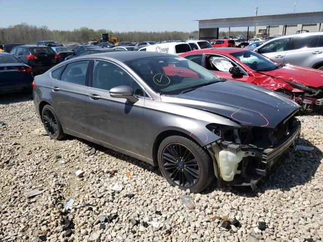 3FA6P0HD6ER373070 - 2014 FORD FUSION SE GRAY photo 4