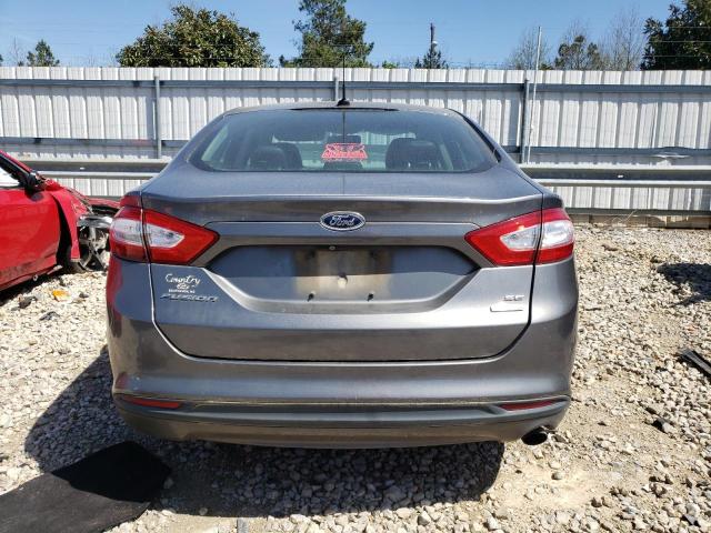 3FA6P0HD6ER373070 - 2014 FORD FUSION SE GRAY photo 6