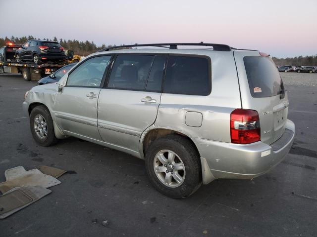 JTEEP21A240013192 - 2004 TOYOTA HIGHLANDER SILVER photo 2