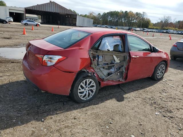 2T1BURHEXHC813414 - 2017 TOYOTA COROLLA L RED photo 3