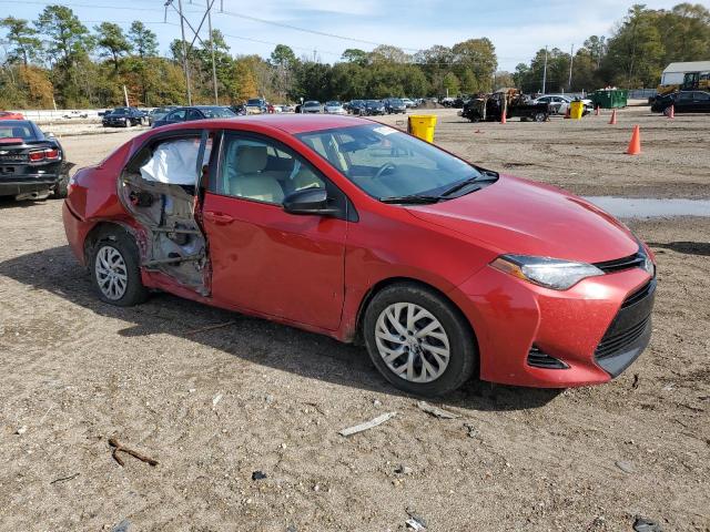 2T1BURHEXHC813414 - 2017 TOYOTA COROLLA L RED photo 4