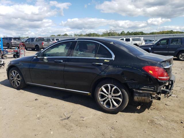 55SWF4KB2GU170823 - 2016 MERCEDES-BENZ C 300 4MATIC BLACK photo 2