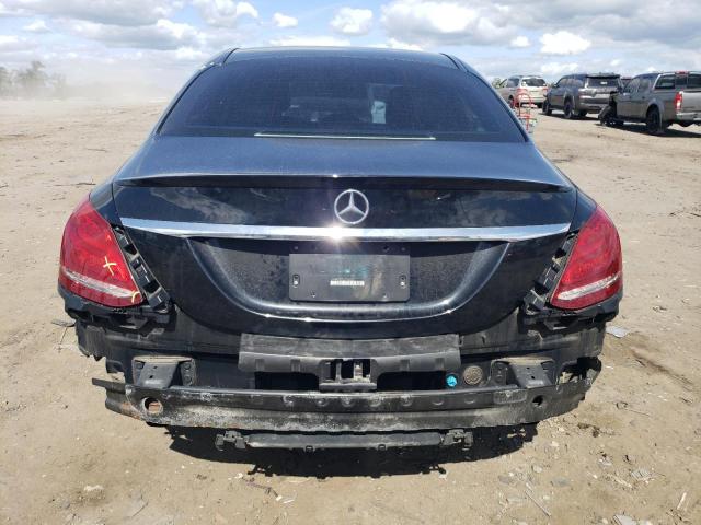 55SWF4KB2GU170823 - 2016 MERCEDES-BENZ C 300 4MATIC BLACK photo 6