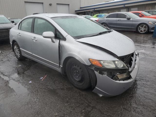 2HGFA16598H331037 - 2008 HONDA CIVIC LX SILVER photo 4