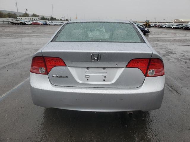 2HGFA16598H331037 - 2008 HONDA CIVIC LX SILVER photo 6