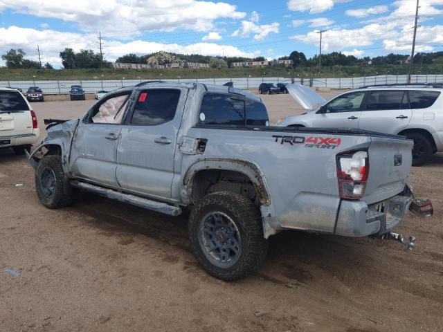 3TMCZ5ANXJM139285 - 2018 TOYOTA TACOMA DOUBLE CAB Szary zdjęcie 2