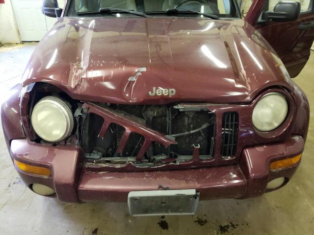 1J4GL58K42W221961 - 2002 JEEP LIBERTY LIMITED MAROON photo 11