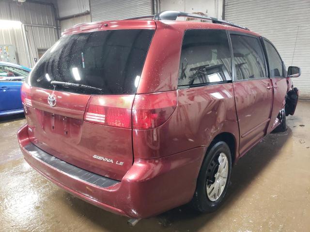 5TDZA23C15S379911 - 2005 TOYOTA SIENNA CE RED photo 3