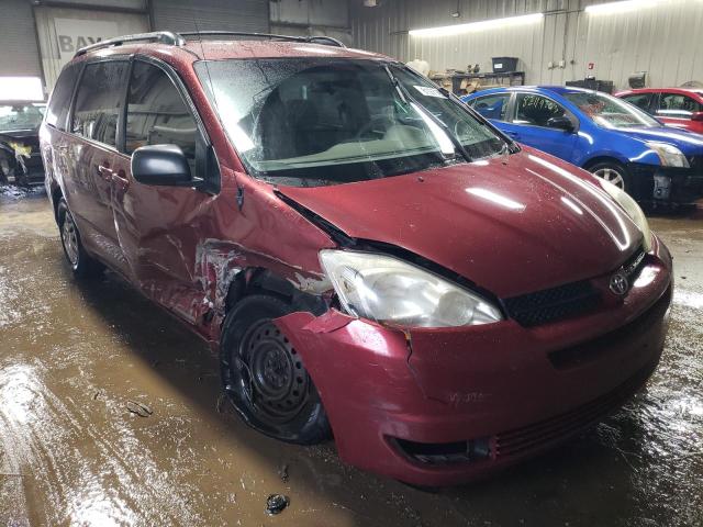 5TDZA23C15S379911 - 2005 TOYOTA SIENNA CE RED photo 4