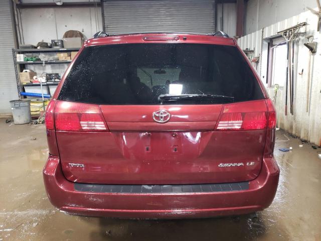 5TDZA23C15S379911 - 2005 TOYOTA SIENNA CE RED photo 6