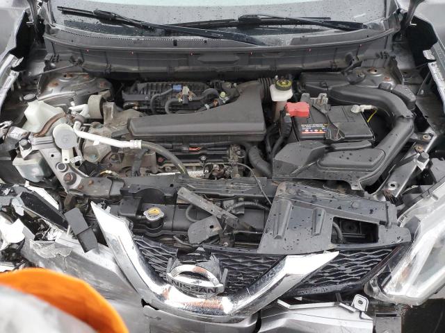 KNMAT2MV7GP711838 - 2016 NISSAN ROGUE S GRAY photo 12