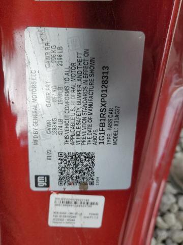 1G1FB1RSXP0128313 - 2023 CHEVROLET CAMARO LS 红色 照片 12