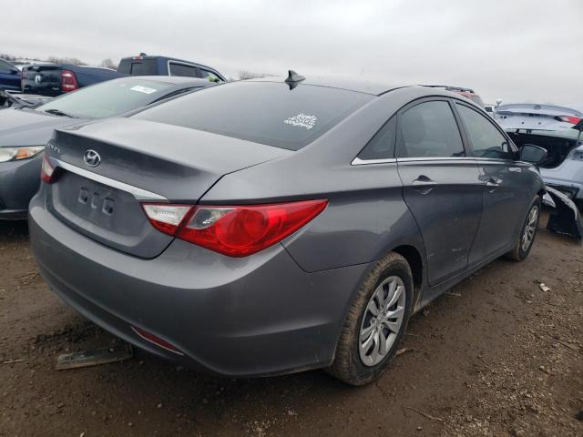 5NPEB4AC8CH328631 - 2012 HYUNDAI SONATA GLS GRAY photo 3