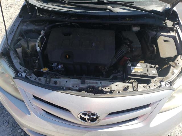2T1BU4EE1BC590162 - 2011 TOYOTA COROLLA BASE 银色 照片 11