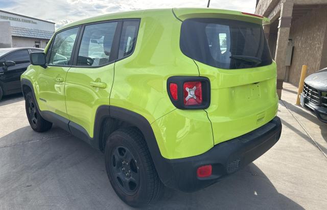 ZACCJBAB5JPJ48093 - 2018 JEEP RENEGADE SPORT GREEN photo 3