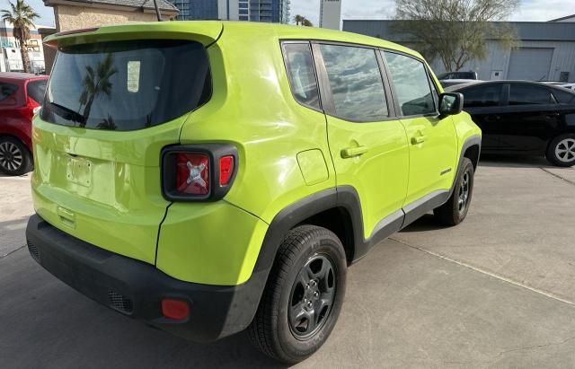 ZACCJBAB5JPJ48093 - 2018 JEEP RENEGADE SPORT GREEN photo 4