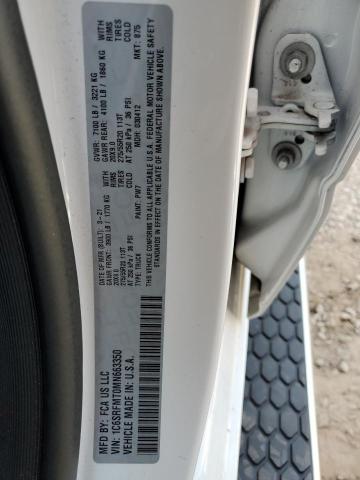 1C6SRFMT0MN663350 - 2021 RAM 1500 BIG HORN/LONE STAR WHITE photo 13