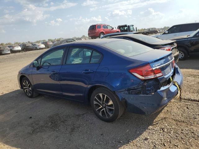 19XFB2F86DE078163 - 2013 HONDA CIVIC EX BLUE photo 2