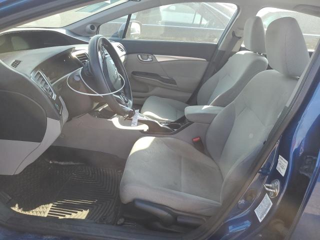 19XFB2F86DE078163 - 2013 HONDA CIVIC EX BLUE photo 7