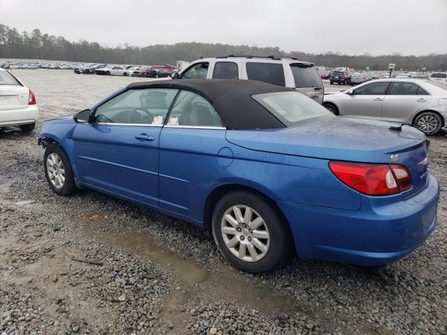 1C3LC45K08N205195 - 2008 CHRYSLER SEBRING BLUE photo 2