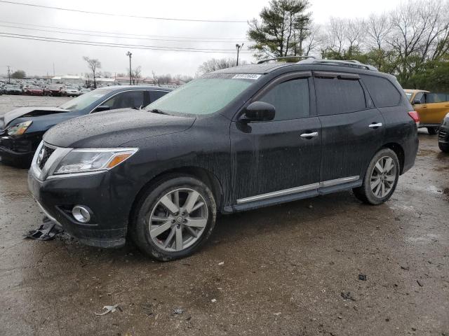 5N1AR2MN8DC669287 - 2013 NISSAN PATHFINDER S BLACK photo 1