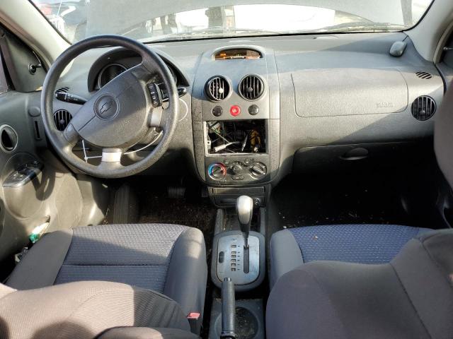 KL1TD666X7B781423 - 2007 CHEVROLET AVEO BASE შავი ფოტო 8