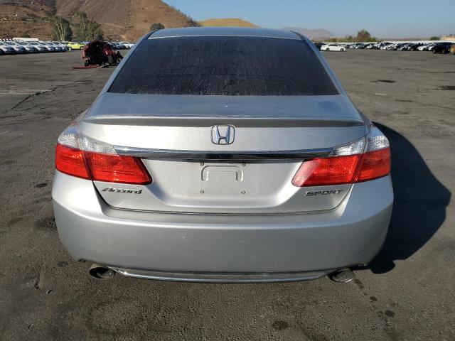 1HGCR2F5XEA247661 - 2014 HONDA ACCORD SPORT SILVER photo 6