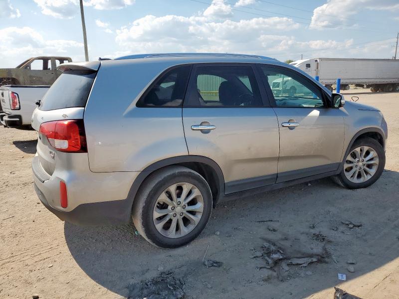 5XYKU4A73EG458052 - 2014 KIA SORENTO EX SILVER photo 3