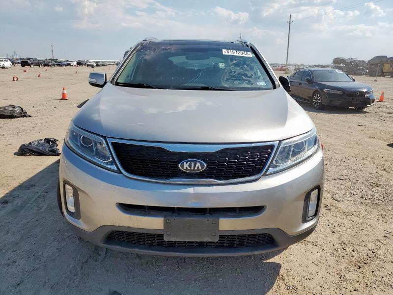 5XYKU4A73EG458052 - 2014 KIA SORENTO EX SILVER photo 5