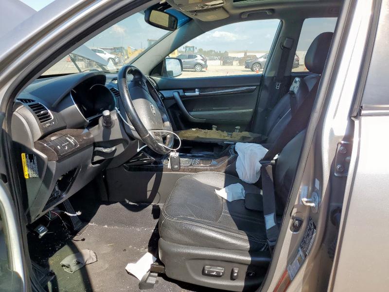 5XYKU4A73EG458052 - 2014 KIA SORENTO EX SILVER photo 7