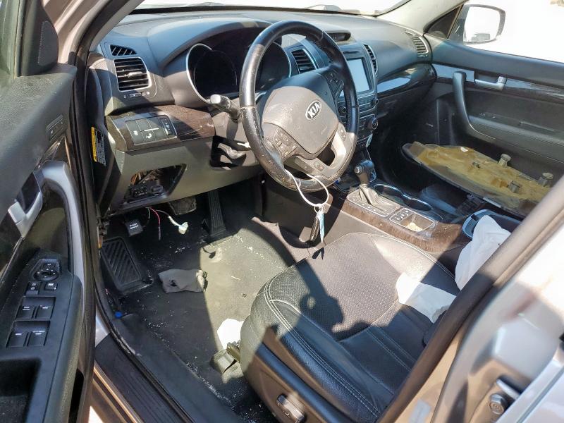 5XYKU4A73EG458052 - 2014 KIA SORENTO EX SILVER photo 8