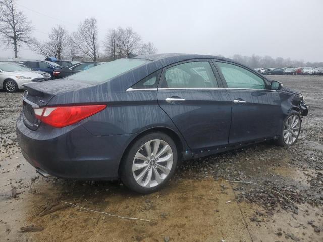 5NPEC4AB4CH334043 - 2012 HYUNDAI SONATA SE BLUE photo 3