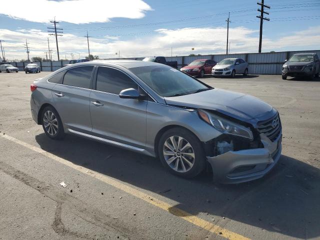 5NPE34AF5FH095903 - 2015 HYUNDAI SONATA SPORT SILVER photo 4