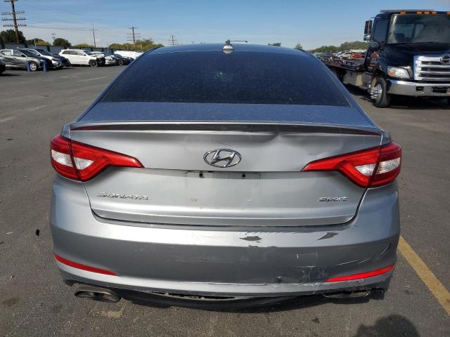 5NPE34AF5FH095903 - 2015 HYUNDAI SONATA SPORT SILVER photo 6