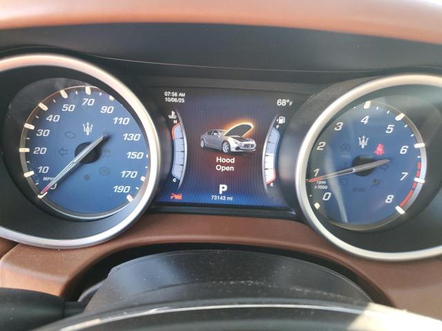 ZAM57RTA4F1144353 - 2015 MASERATI GHIBLI S BLACK photo 9