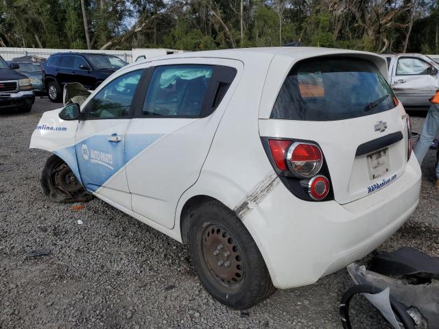 1G1JA6SH2D4228130 - 2013 CHEVROLET SONIC LS WHITE photo 2