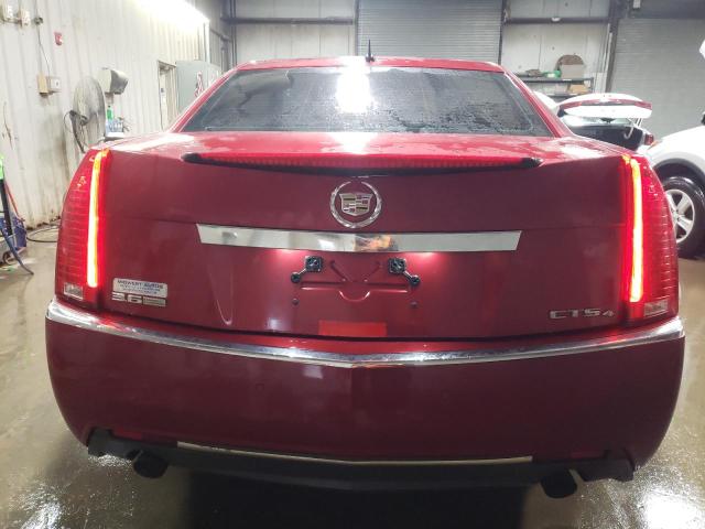 1G6DT57V680164374 - 2008 CADILLAC CTS HI FEATURE V6 RED photo 6