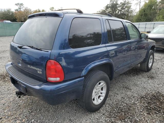 1D4HS48Z53F587954 - 2003 DODGE DURANGO SLT BLUE photo 3