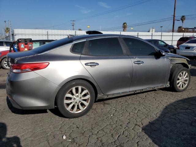 5XXGU4L37GG032551 - 2016 KIA OPTIMA EX GRAY photo 3