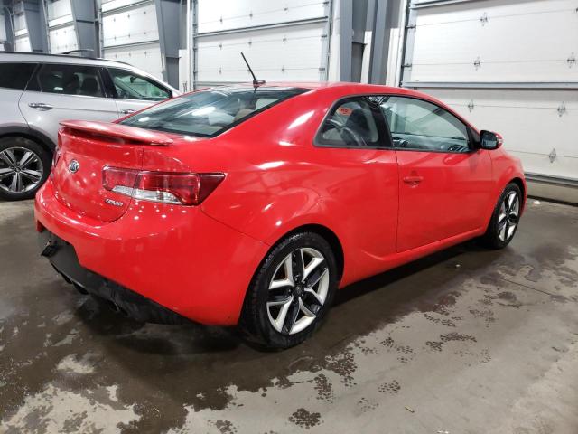 KNAFW6A35A5158923 - 2010 KIA FORTE SX RED photo 3