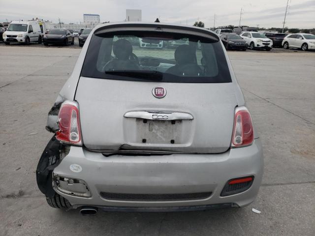 3C3CFFBR8ET291937 - 2014 FIAT 500 SPORT SILVER photo 6