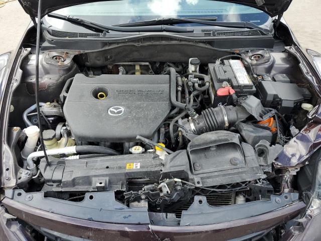 1YVHZ8CH8B5M21778 - 2011 MAZDA 6 I PURPLE photo 11