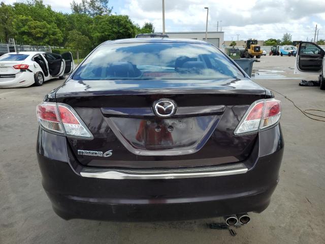 1YVHZ8CH8B5M21778 - 2011 MAZDA 6 I PURPLE photo 6