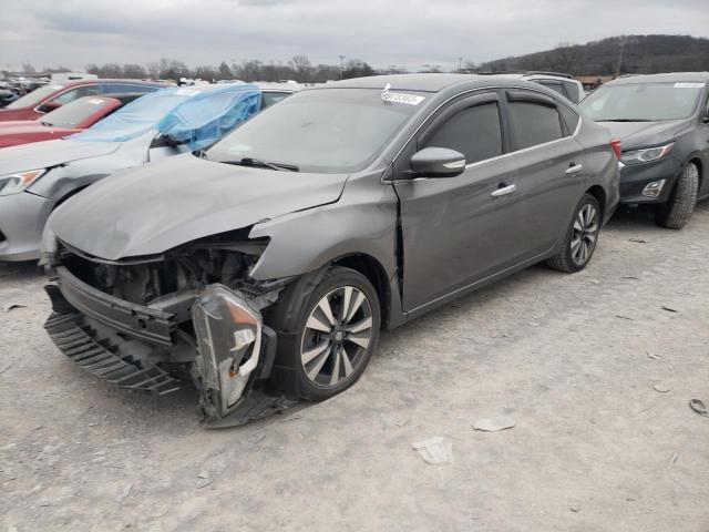 3N1AB7AP1HY349028 - 2017 NISSAN SENTRA S GRAY photo 1