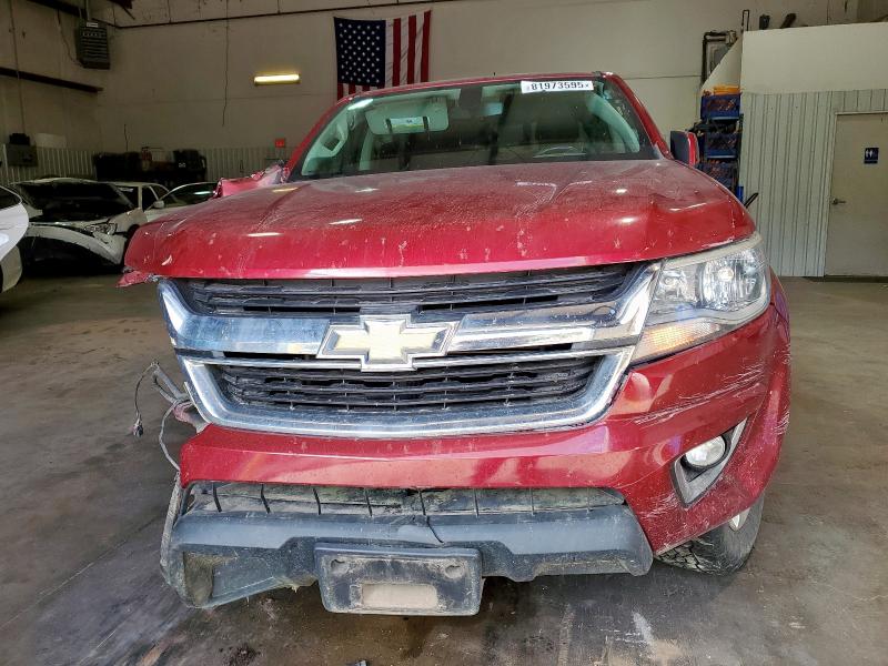 1GCGSCEN3H1188341 - 2017 CHEVROLET COLORADO LT BURGUNDY photo 5