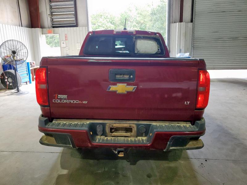 1GCGSCEN3H1188341 - 2017 CHEVROLET COLORADO LT BURGUNDY photo 6