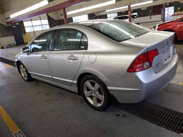 1HGFA16876L036738 - 2006 HONDA CIVIC EX SILVER photo 2