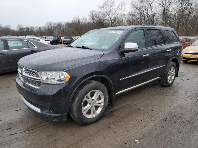 1C4RDJDG9DC669221 - 2013 DODGE DURANGO CREW BLACK photo 1