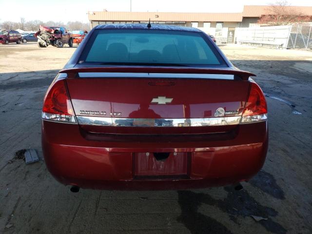 2G1WC5EM7A1117972 - 2010 CHEVROLET IMPALA LTZ BURGUNDY photo 6